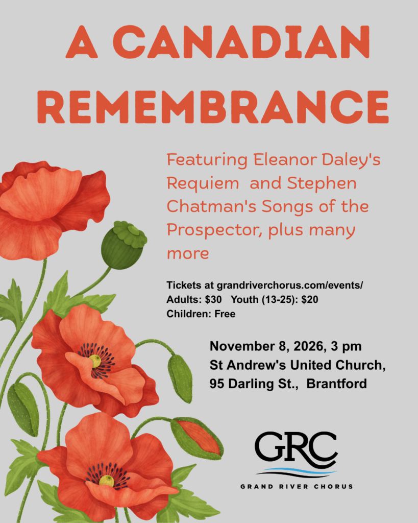 A Canadian Remembrance Event Poster